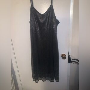 Silver dress plus size worn once